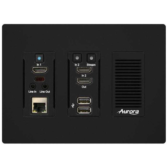 Aurora IPX-TC3A-WP3-F-Pro-B 3rd Gen 4K 10Gbps Transceiver Wall Plate Wallplate Aurora