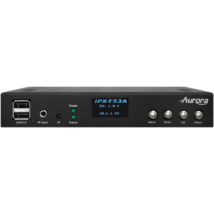 Aurora Multimedia IPX-TS3A-CF-Pro 3rd Gen. 4K 10Gbps SDVoE AV-over-IP Encode/Decode Transceiver Box Network Transceiver Aurora
