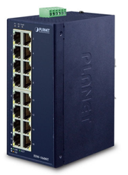 Planet Industrial 16-Port 10/100TX Fast Ethernet Switch | ISW-1600T Network Switch Planet