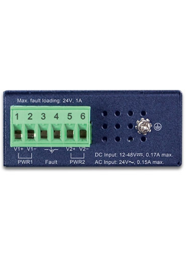 Planet Industrial 5-Port 10/100TX Compact Ethernet Switch | ISW-500T Network Switch Planet
