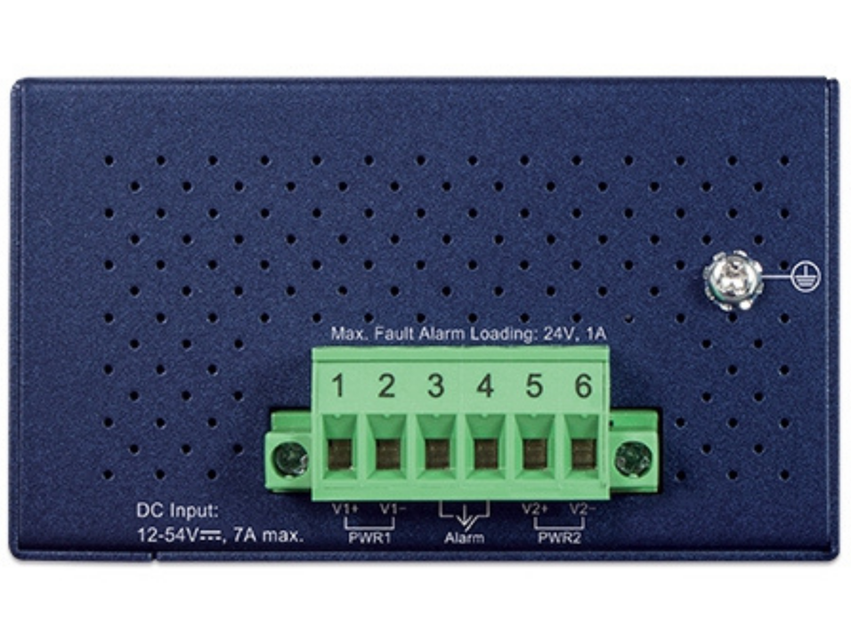 Planet Industrial 5-Port 10/100TX Ethernet Switch with 4-Port 802.3at PoE+ | ISW-504PT Planet Network Switches Planet