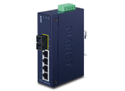 Planet 4-Port 10/100Base-TX + 1-Port 100Base-FX Industrial Fast Ethernet Switch | ISW-511 Network Switch Planet
