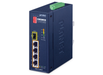 Planet Industrial 4-Port 10/100TX 802.3at PoE+ plus 1-Port 100FX Ethernet Switch | ISW-514PTF Planet Network Switches Planet