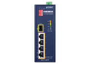 Planet Industrial 4-Port 10/100TX 802.3at PoE+ plus 1-Port 100FX Ethernet Switch | ISW-514PTF Network Switch Planet
