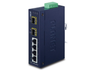 Planet 4-Port 10/100Base-TX + 2-Port 100Base-FX SFP Industrial Ethernet Switch with Wide Operating Temperature