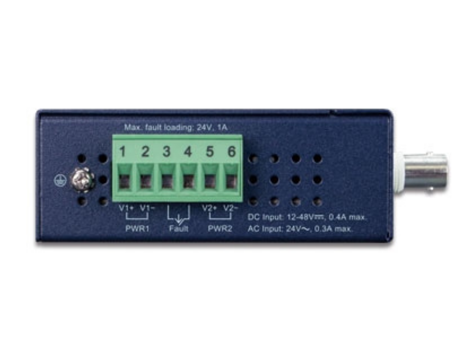 Planet Industrial 1-Port BNC/RJ11 to 4-Port Gigabit Ethernet Extender | IVC-234GT AV Extender Planet