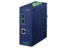 Planet Industrial 2-Port 10GBASE-X SFP+ + 1-Port 10GBASE-T Managed Media Converter