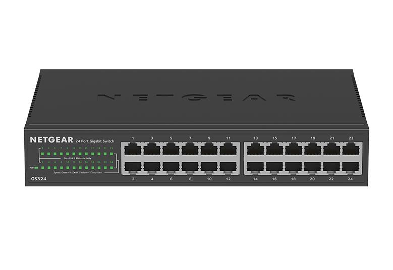 Netgear GS324-200EUS 24-Port Gigabit Ethernet Unmanaged Switch Network Switch Netgear