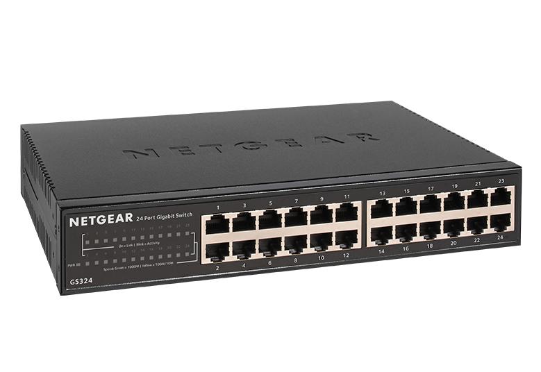 Netgear GS324-200EUS 24-Port Gigabit Ethernet Unmanaged Switch