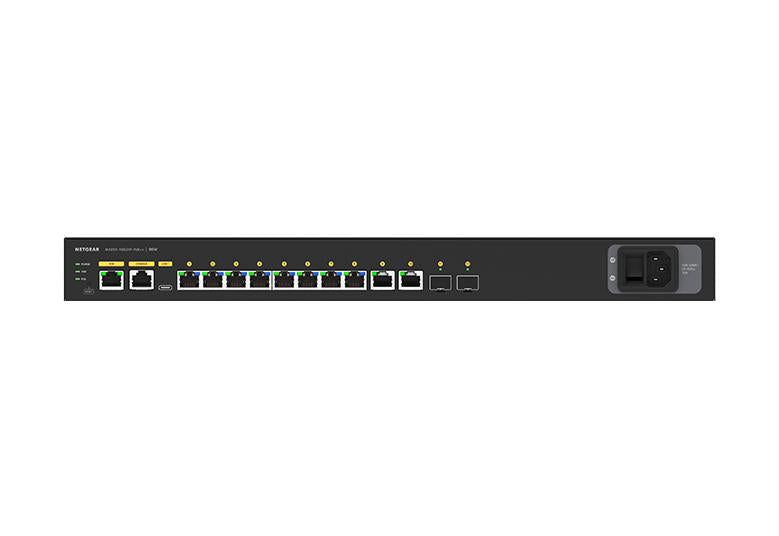 Netgear GSM4212UX-100EUS 8x1G Ultra90 PoE++ 802.3bt 720W 2x1G and 2xSFP+ Managed Switch Network Switch Netgear
