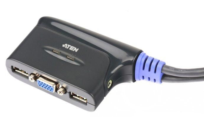 Aten KVM Switch Black- CS62U-A7 Aten KVM Switches Aten