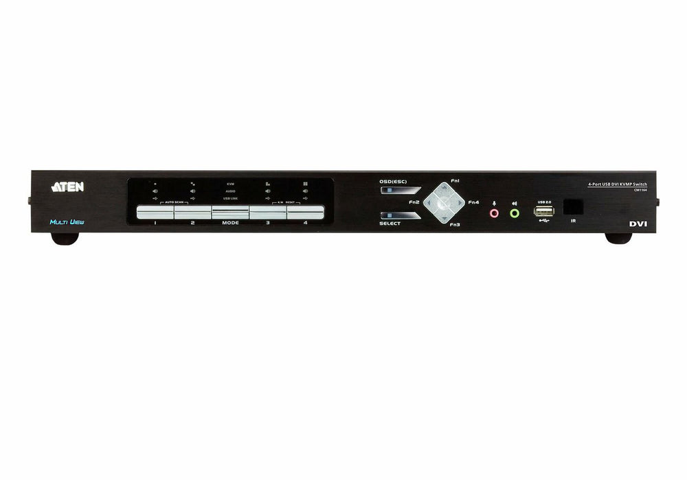 Aten 4-Port USB DVI Multi-View KVMP Switch - CM1164A-AT-E Aten KVM Switches Aten