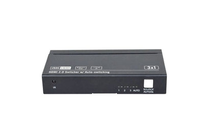 Vivolink HDMI Switcher 3x1 4K@60Hz | VLSW131 Video Switch Vivolink