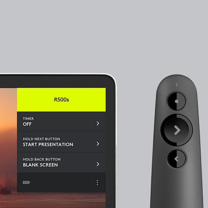 Logitech R500 Laser Presentation Remote - 910-005843 Logitech Wireless Presenters Logitech