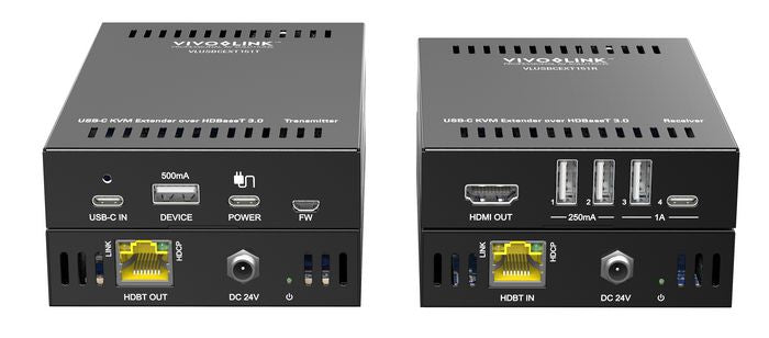 Vivolink USB-C 4K KVM Extender Over HDBT3.0 - VLUSBCEXT151 Vivolink Extender Vivolink