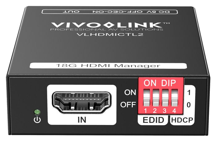 Vivolink 18G HDMI EDID Manager - VLHDMICTL2 Vivolink Control Processors Vivolink