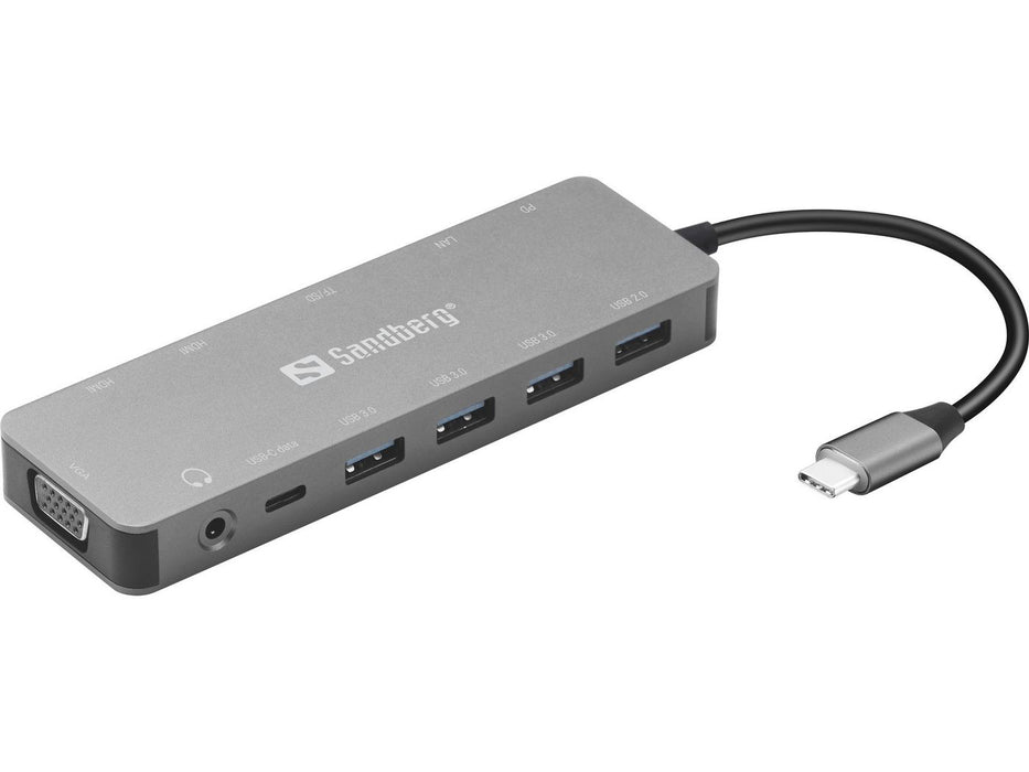 Sandberg USB-C 13-in-1 Travel Dock | 136-45