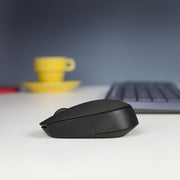 Logitech USB 1AA Battery Black Wireless Mouse | 910-004798 Keyboard & Mouse Logitech