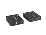 Vivolink 100m USB3.2 5Gbit/s 4-Port Extender Kit | VLUSB3EXT100 AV Extender Vivolink