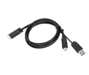 Targus 1.8m USB-C to USB-C Cable with USB-A Adapter & 10Gbps Data Transfer | ACC1135GLX Data Cable Targus