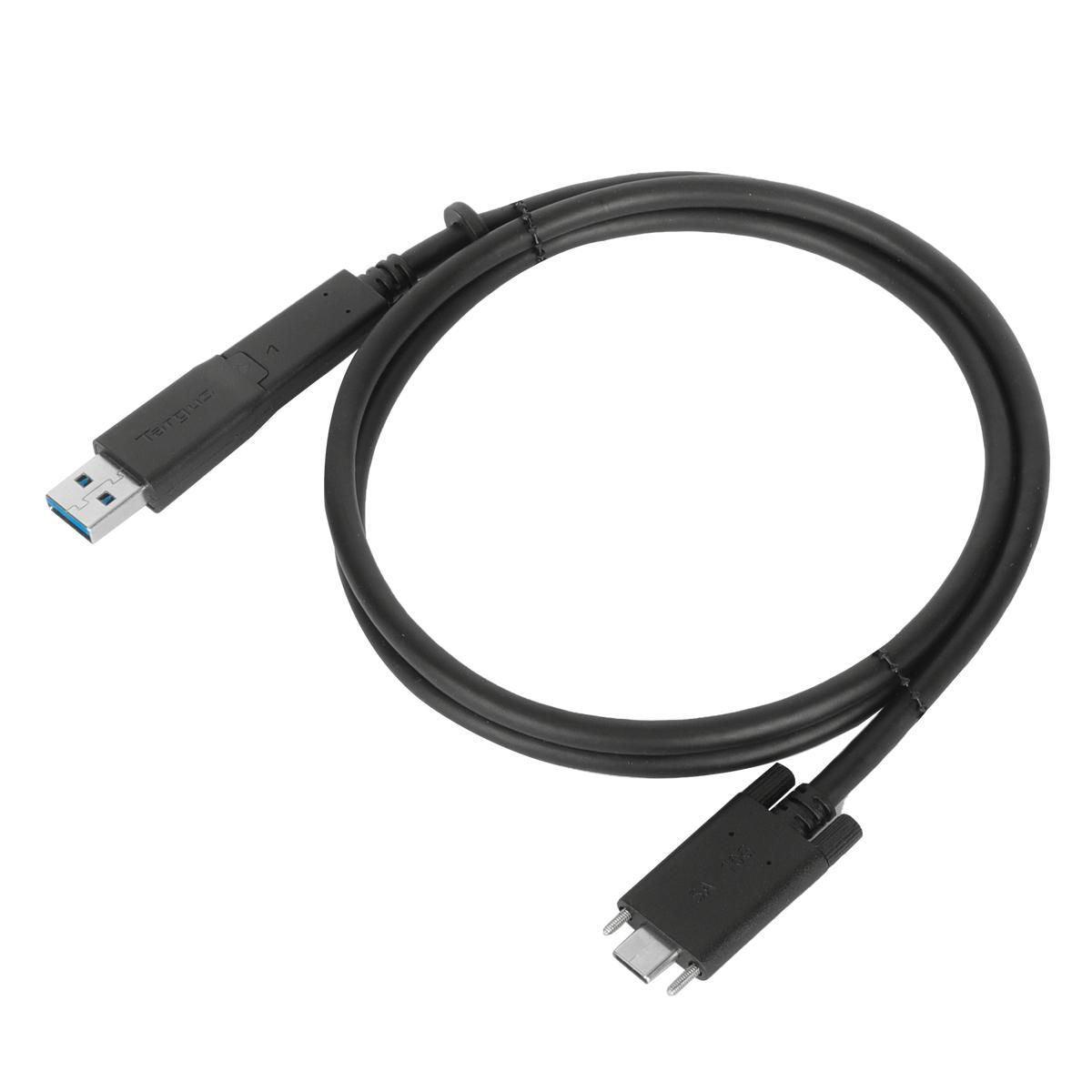 Targus 1.8m USB-C to USB-C Cable with USB-A Adapter & 10Gbps Data Transfer | ACC1135GLX Data Cable Targus