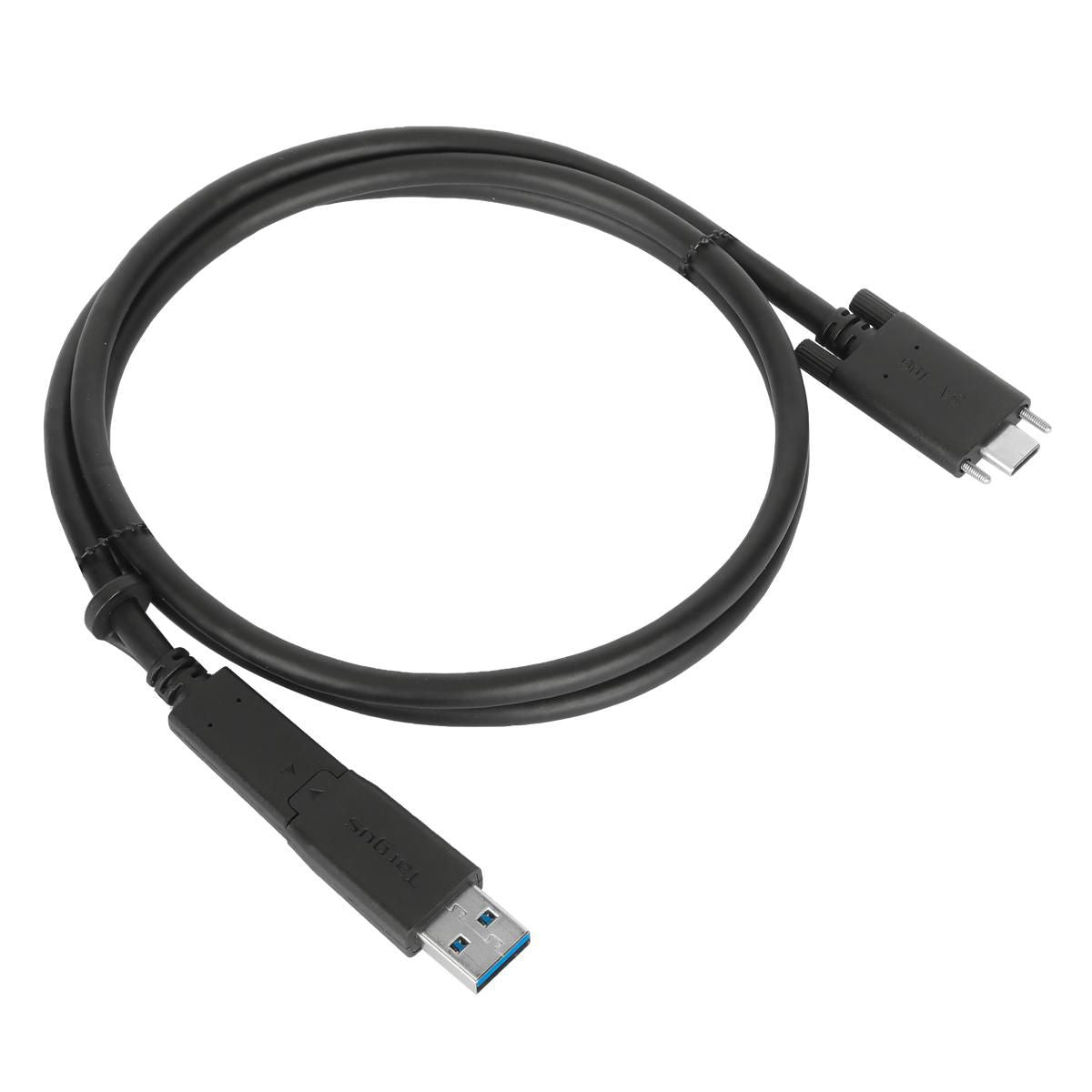 Targus 1.8m USB-C to USB-C Cable with USB-A Adapter & 10Gbps Data Transfer | ACC1135GLX Data Cable Targus