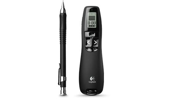 Logitech Professional Presenter R700, 2xAAA, 30m, USB - 910-003507 Wireless Presenter Logitech