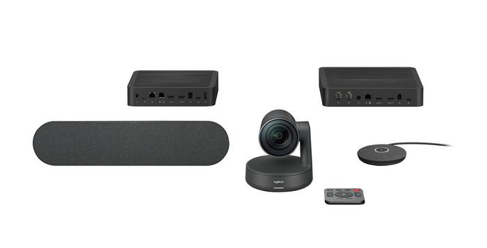 Logitech Rally 4K USB 3.0 Mini XLR HDMI Video Conferencing Kit | 960-001218 Video Conferencing System Logitech