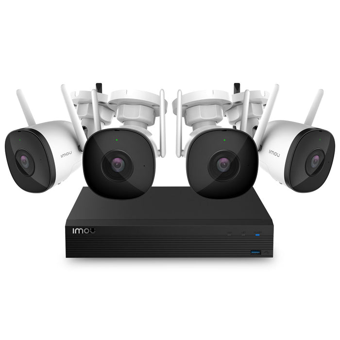 Imou Wireless NVR Kit With 4x Bullet 2C - Imou-KIT/NVR1104HS-W-S2-CE-1T/4-F22P-0280B Smart Home Device Imou