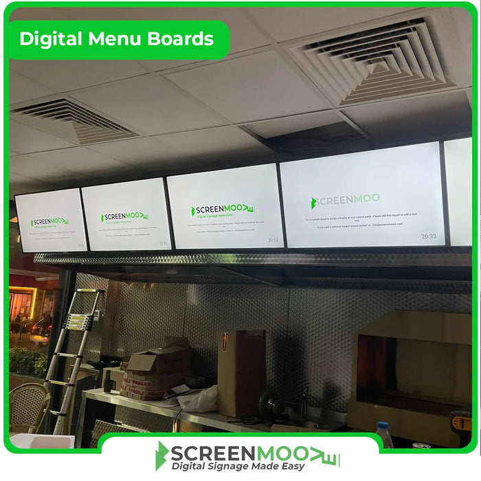 Digital Menu Design Services Design Service Screen Moove Services