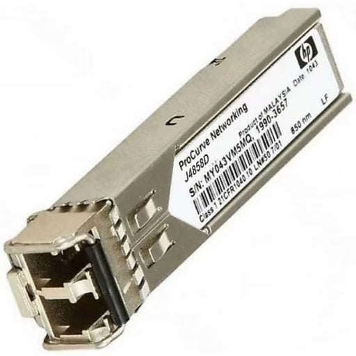 HPE Aruba Networking 1G SFP LC SX 500m OM2 MMF Transceiver | J4858D Transceiver & Repeater Hewlett Packard Enterprise