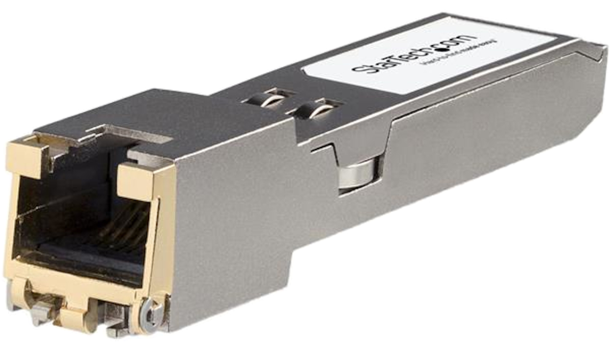 Startech 30m 10GBASE-T 10GE Gigabit Ethernet SFP+ to RJ45 Cat6/Cat5e Network Transceiver Startech
