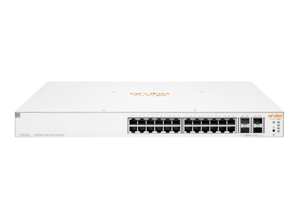 HPE Aruba Instant On 1930 24G Class4 PoE 4SFP/SFP+ 370W Switch | JL684A