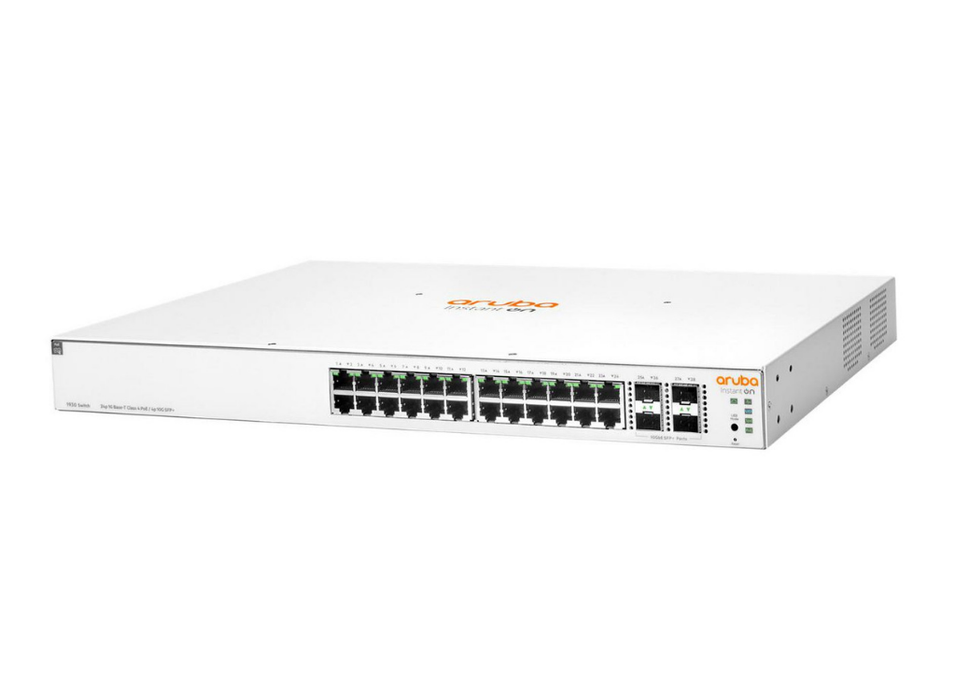 HPE Aruba Instant On 1930 24G Class4 PoE 4SFP/SFP+ 370W Switch | JL684A