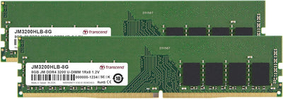 Transcend 16GB JM DDR4 3200 U-DIMM 2Rx8 1Gx8 CL22 1.2V Memory Modules Transcend