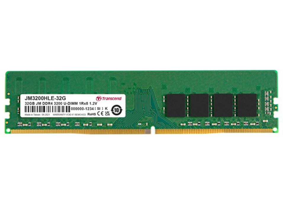 Transcend JetRam DDR4-3200 U-DIMM 32GB