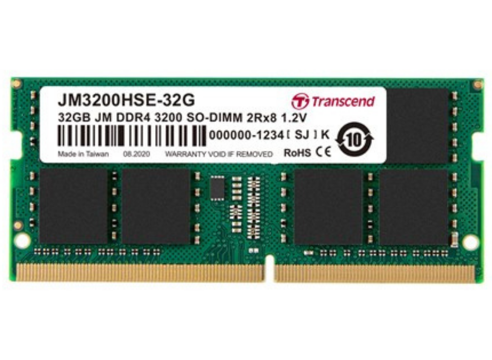 Transcend DDR4-3200 SO-DIMM 32GB JetRam | JM3200HSE-32G