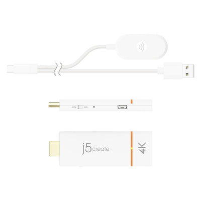 j5create ScreenCast 4K HDMI Wireless Display Adapter | JVAW76-N AV Extender j5create