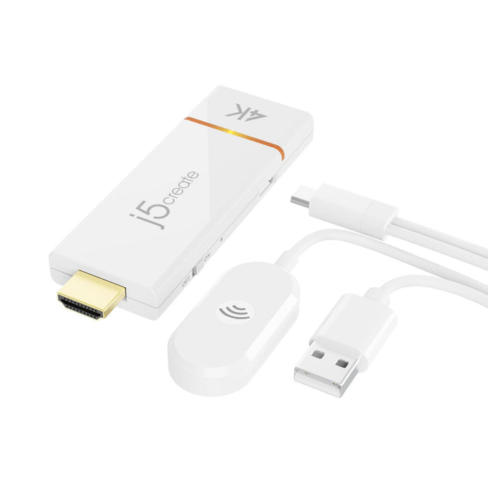 j5create ScreenCast 4K HDMI Wireless Display Adapter | JVAW76-N AV Extender j5create
