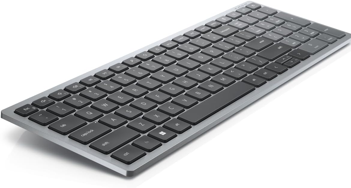 Dell Compact Multi-Device Wireless Keyboard - KB740 - UK (QWERTY) | KB740-GY-R-UK