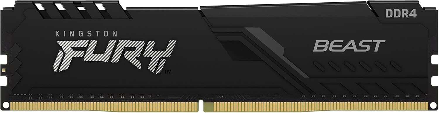 Kingston FURY Beast 32GB DDR4 3200MHz CL16 Desktop RAM | KF432C16BBK2/32 Memory Module Kingston