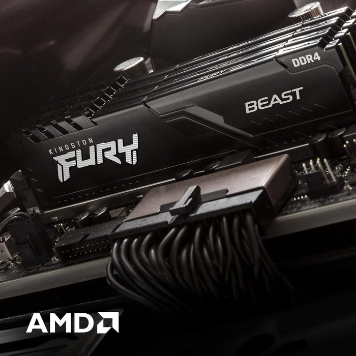 Kingston FURY Beast 16GB DDR4 3600MT/s Gaming Memory | KF436C17BBK2/16 Memory Module Kingston