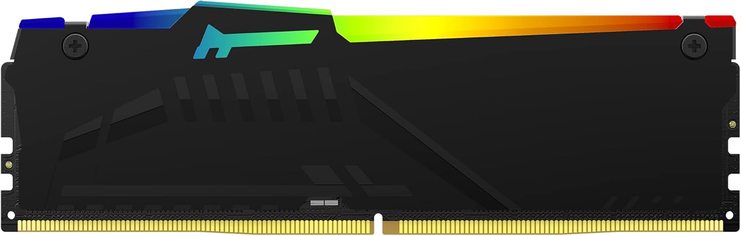 Kingston FURY Beast DDR5 RGB 128GB (4x32GB) 5600MT/s High-Performance Gaming Memory Kit | KF556C40BBAK4-128 Memory Module Kingston