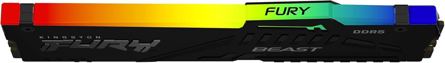 Kingston FURY Beast DDR5 RGB 128GB (4x32GB) 5600MT/s High-Performance Gaming Memory Kit | KF556C40BBAK4-128 Memory Module Kingston