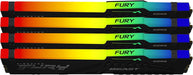 Kingston FURY Beast DDR5 RGB 128GB (4x32GB) 5600MT/s High-Performance Gaming Memory Kit | KF556C40BBAK4-128 Memory Module Kingston