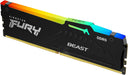 Kingston FURY Beast DDR5 RGB 128GB (4x32GB) 5600MT/s High-Performance Gaming Memory Kit | KF556C40BBAK4-128 Memory Module Kingston