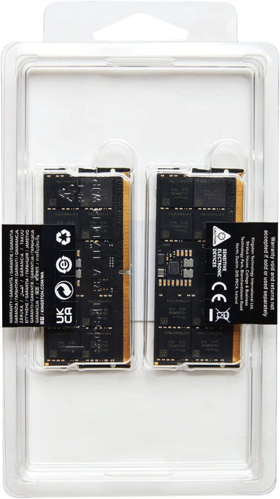 Kingston FURY Impact 64GB DDR5 5600MHz SODIMM Laptop RAM | KF556S40IBK2-64 Memory Module Kingston