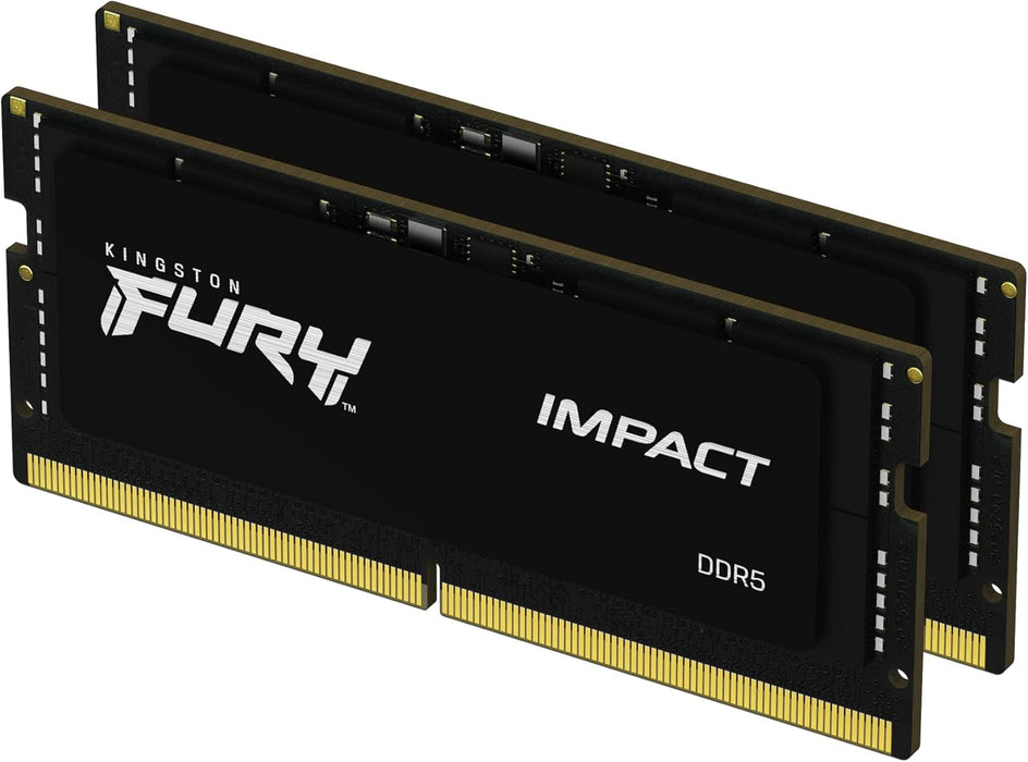 Kingston FURY Impact 64GB DDR5 5600MHz SODIMM Laptop RAM | KF556S40IBK2-64 Memory Module Kingston