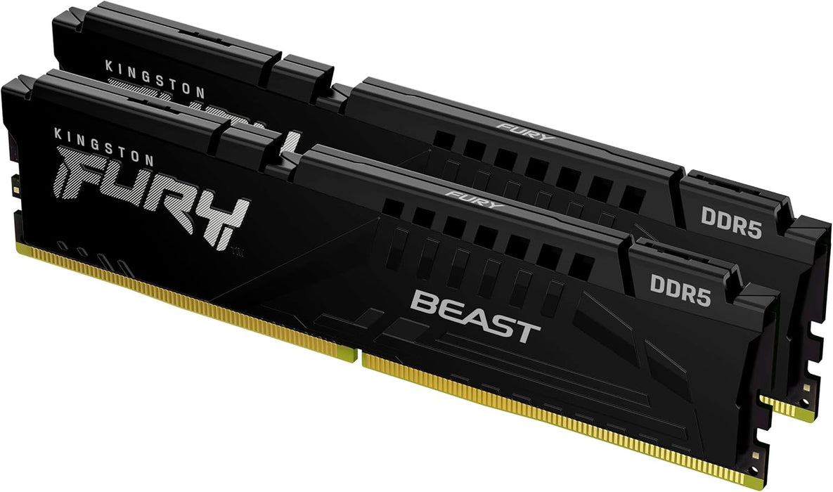 Kingston FURY Beast 32GB DDR5 6000MHz CL30 RAM Kit | KF560C30BBEK2-32 Memory Module Kingston