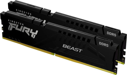 Kingston FURY Beast 64GB (2×32GB) DDR5 6000MHz CL36 Dual-Channel Desktop RAM | KF560C36BBE2K2-64 Memory Module Kingston